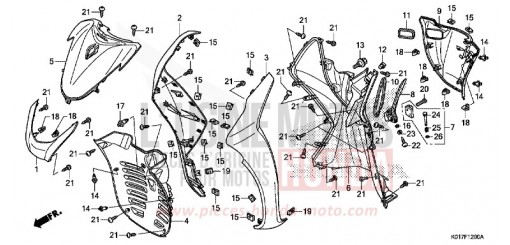 FRONT COVER SH150AD de 2013